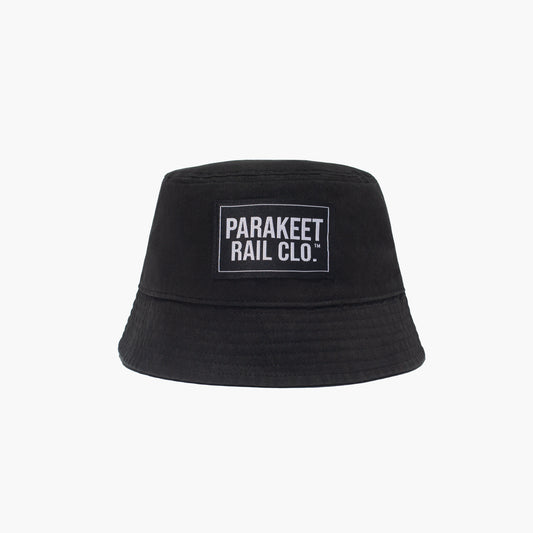 The Classic Patch - Black, 100% Organic Bucket Hat