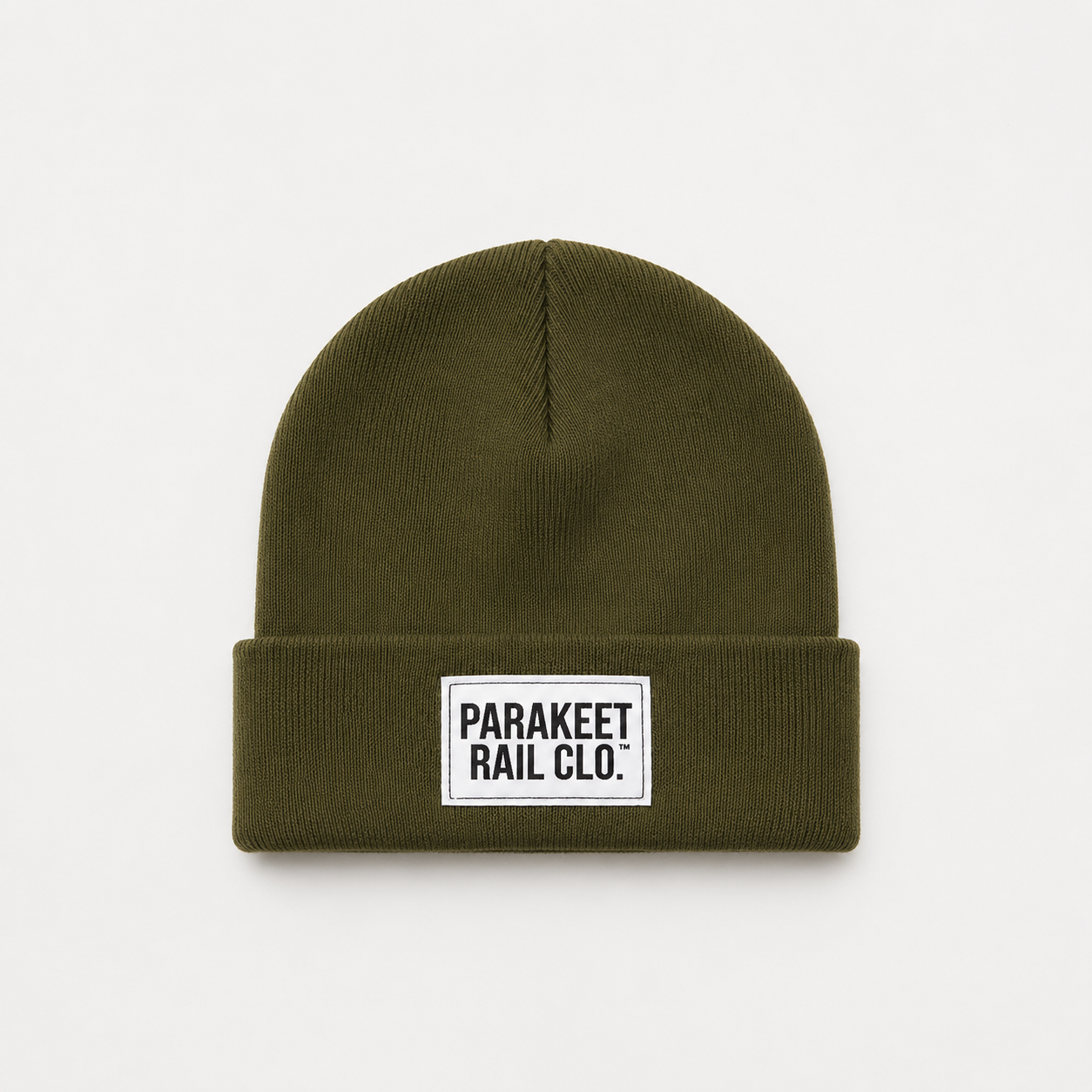 The Classic Patch Beanie, Olive