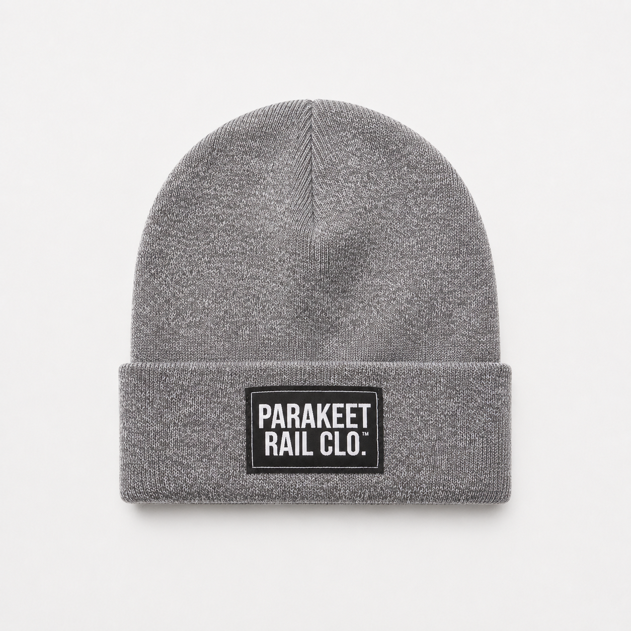 The Classic Patch Beanie, Carbon