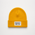 The Classic Patch Beanie, Mustard - Parakeet Rail
