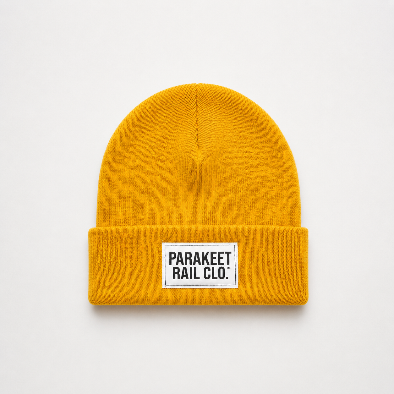 The Classic Patch Beanie, Mustard - Parakeet Rail