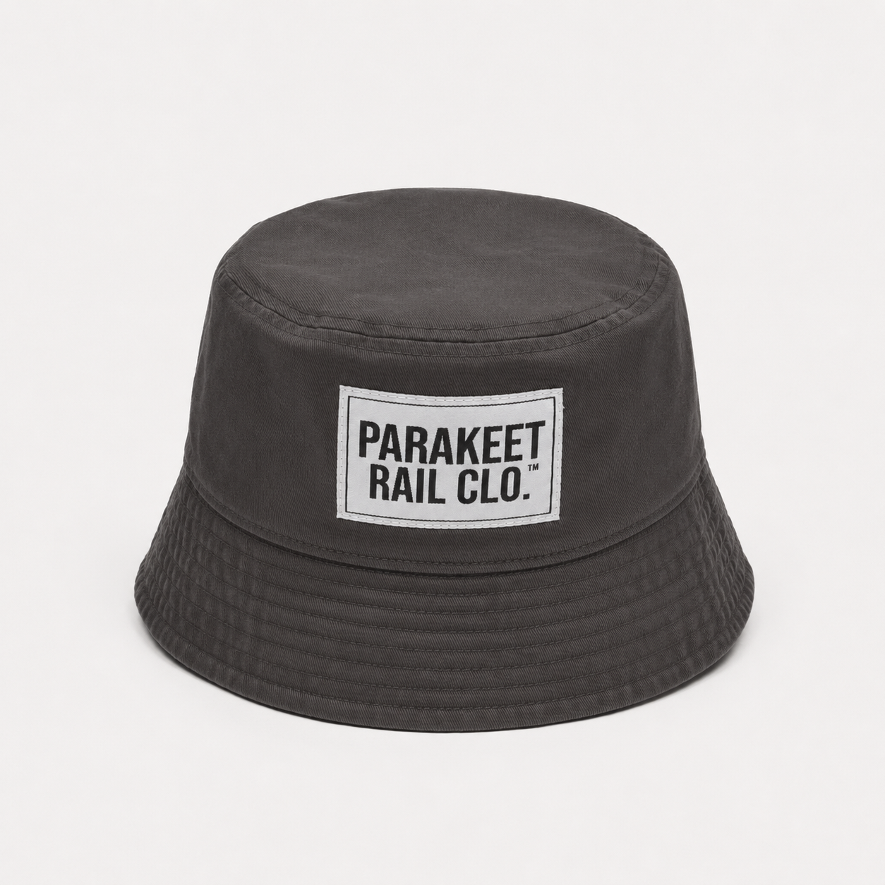 The Classic Patch Bucket Hat, Grey