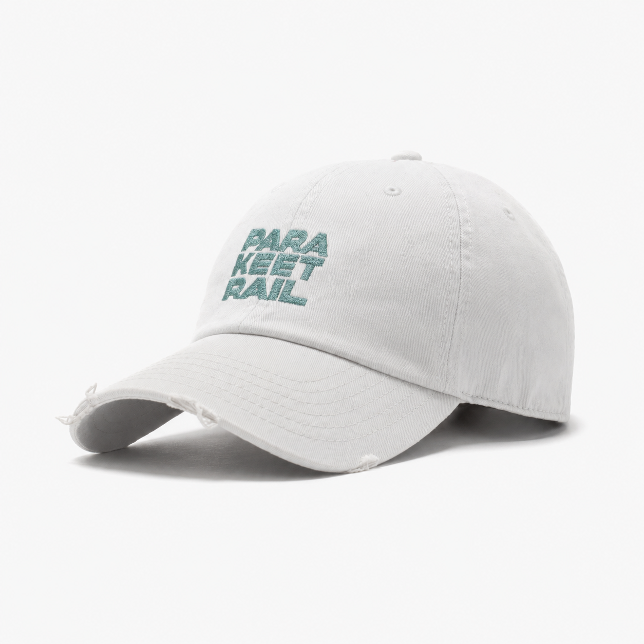 PRKT Baseball Cap, White X Ice