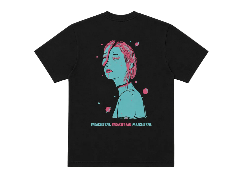 Aqua Magenda Tee, Black