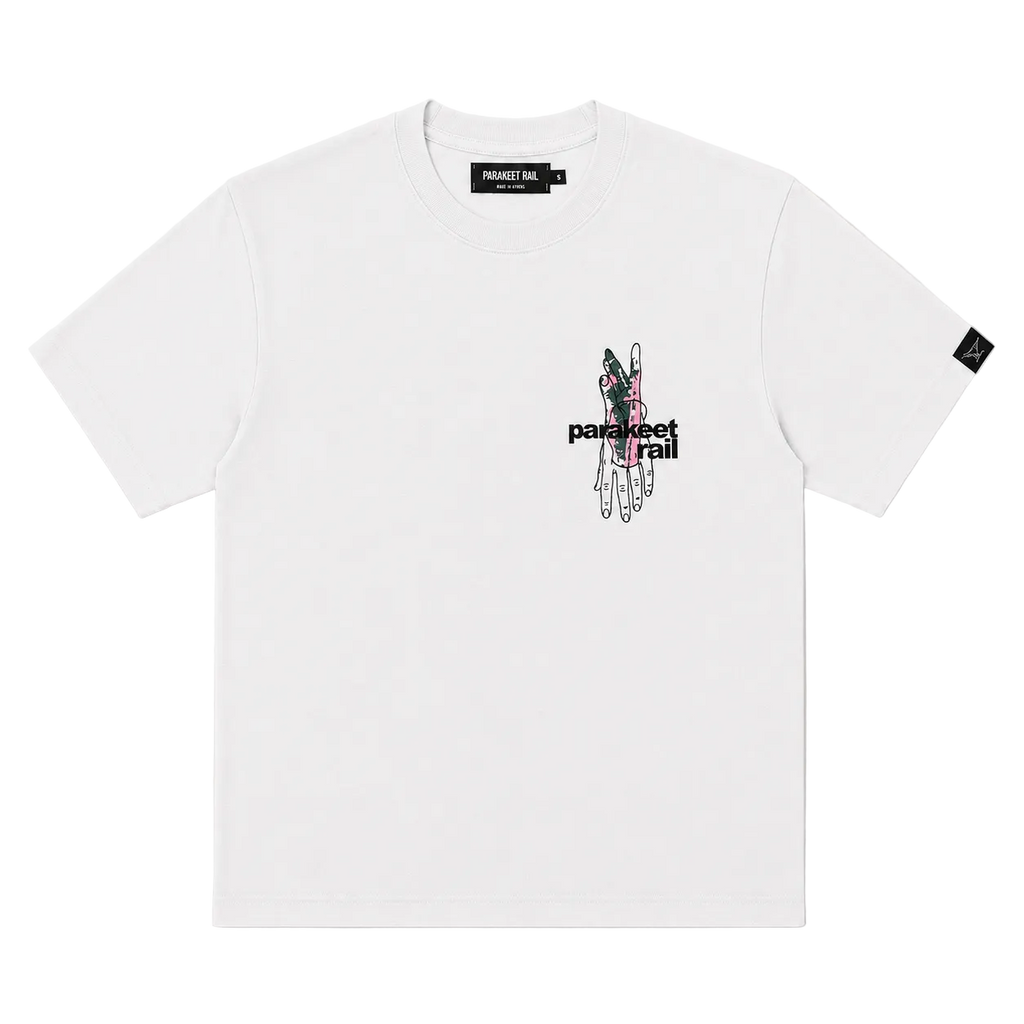 Dripped Tee, White