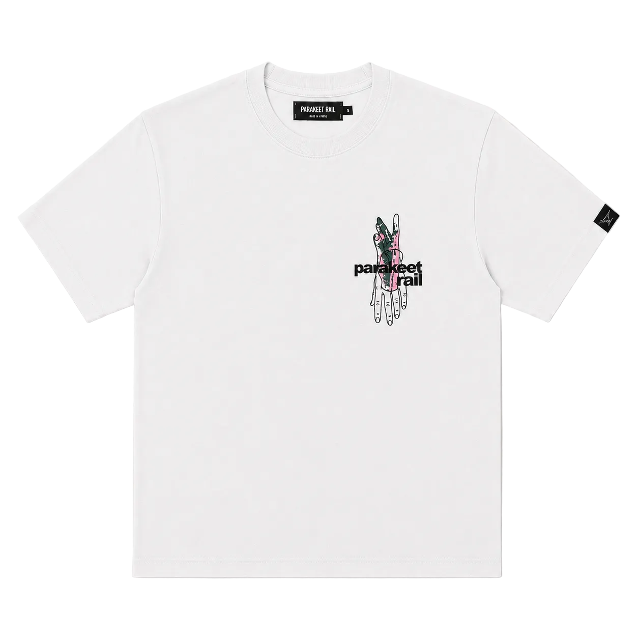 Dripped Tee, White