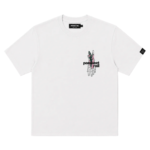 Dripped Tee, White