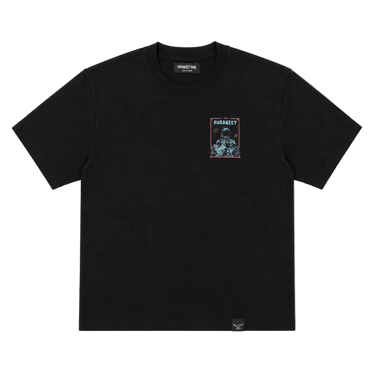 Astronaut in ATH Tee, Black