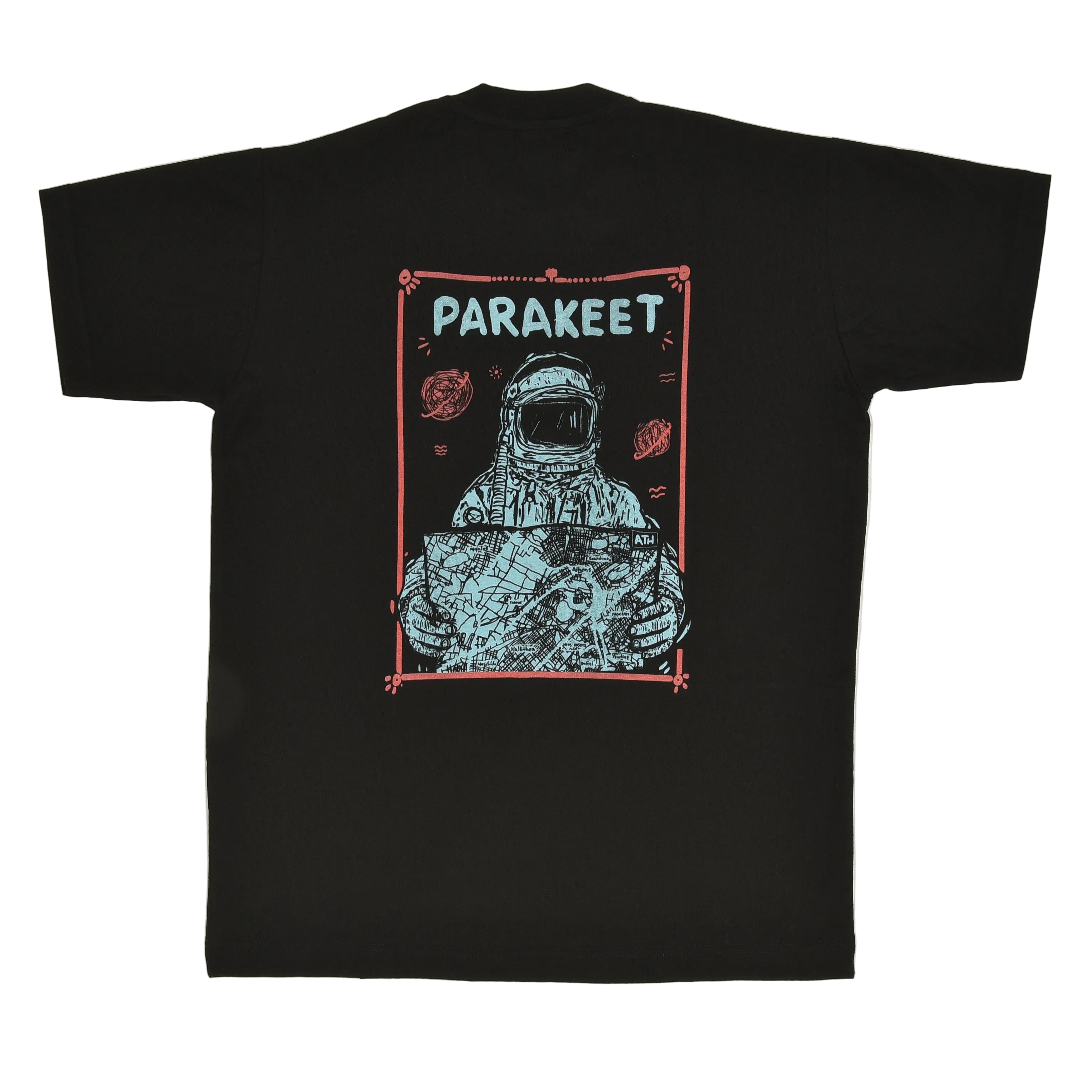 Astronaut in ATH Tee, Black