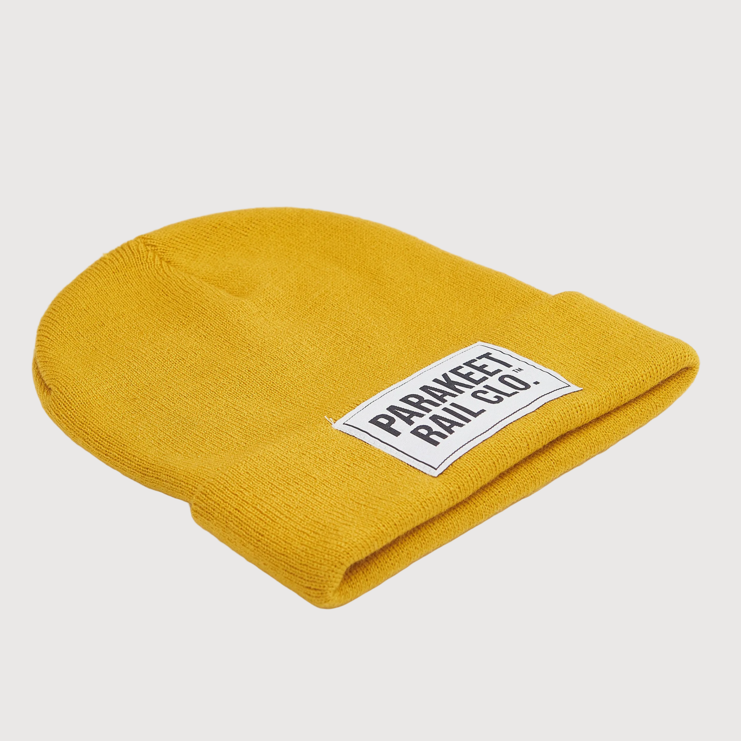 Beanie – Classic Patch, Mustard
