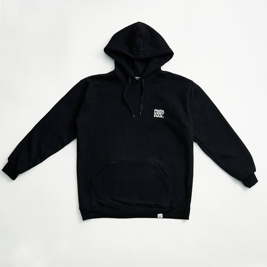 Hoodie - Typo, Black