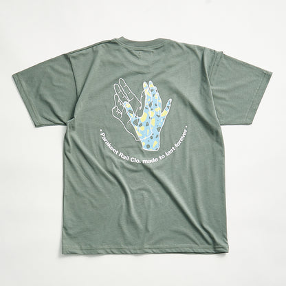 Terrazzo Tee, Olive