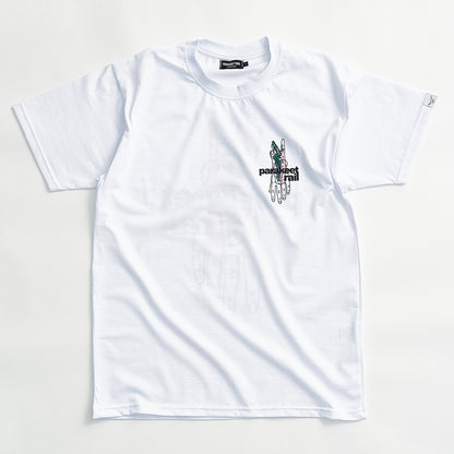 Dripped Tee, White