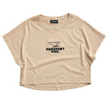 PRKT Logo Crop Top, Beige