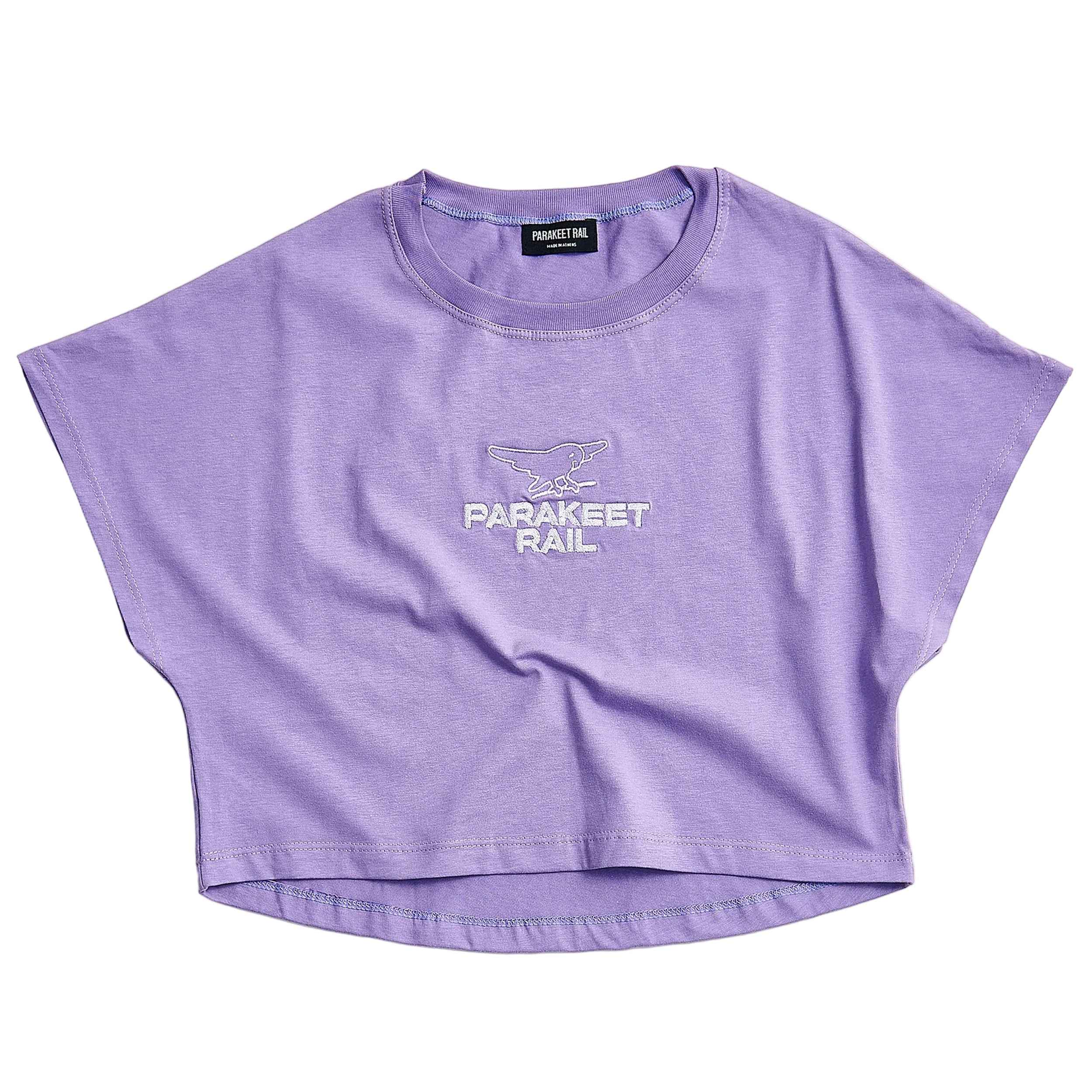 PRKT Logo Crop Top, Purple