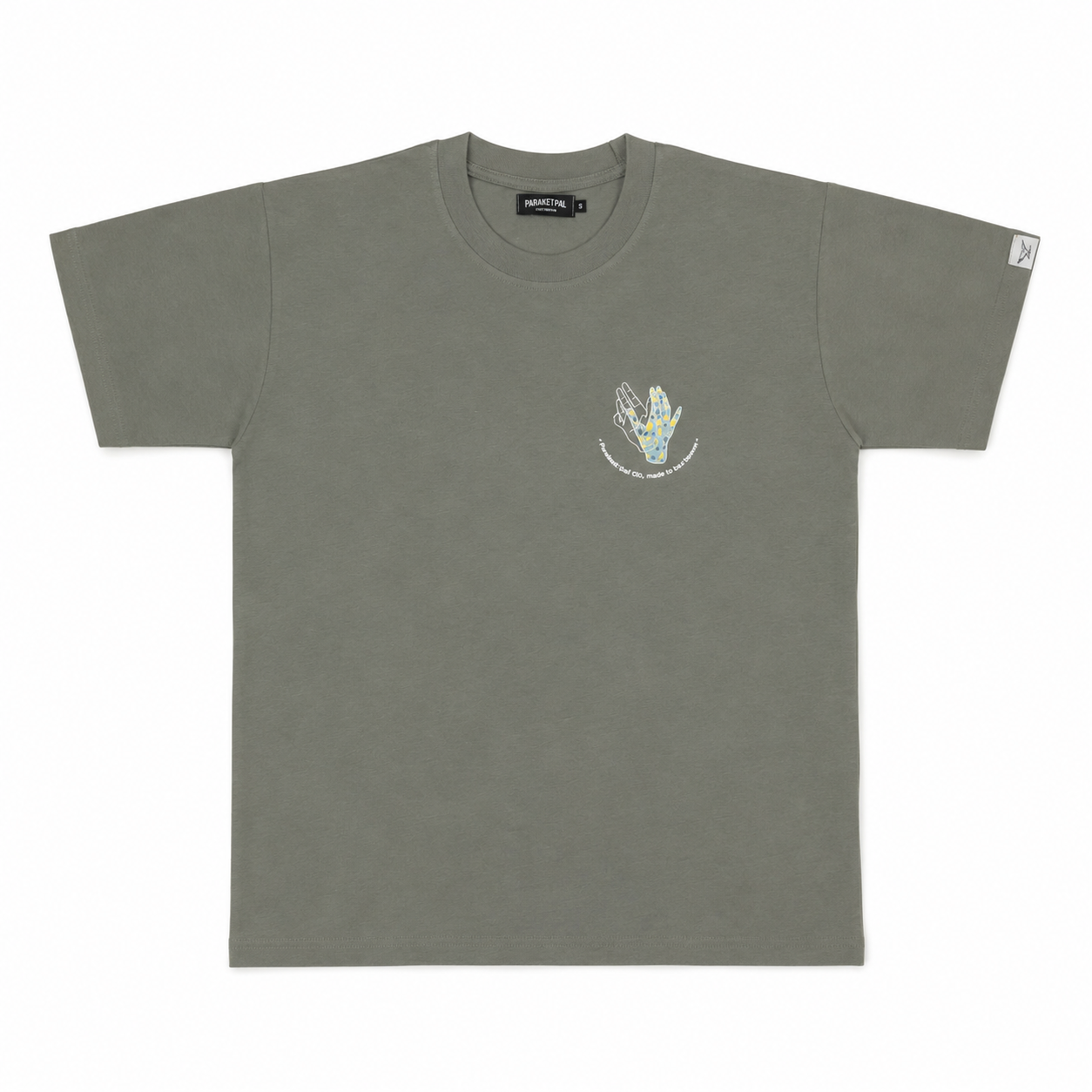 Parakeet Rail Terrazzo Tee in Olive