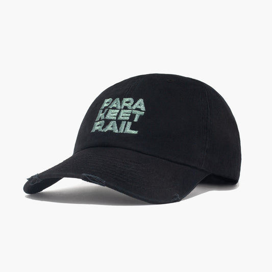 PRKT - Baseball Cap, Black X Aqua