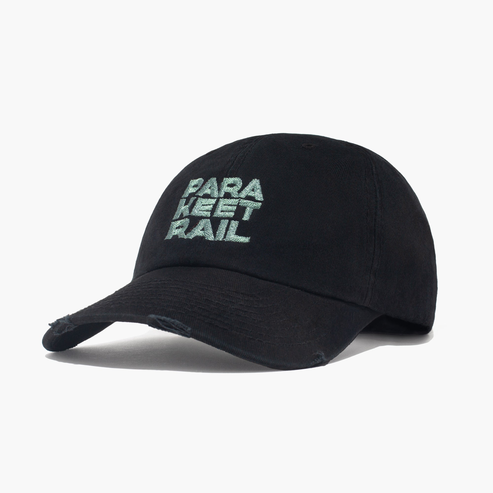 Baseball Cap – PRKT, Black X Aqua