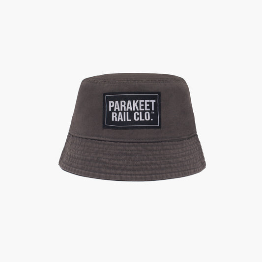 The Classic Patch - Grey, 100% Organic Bucket Hat
