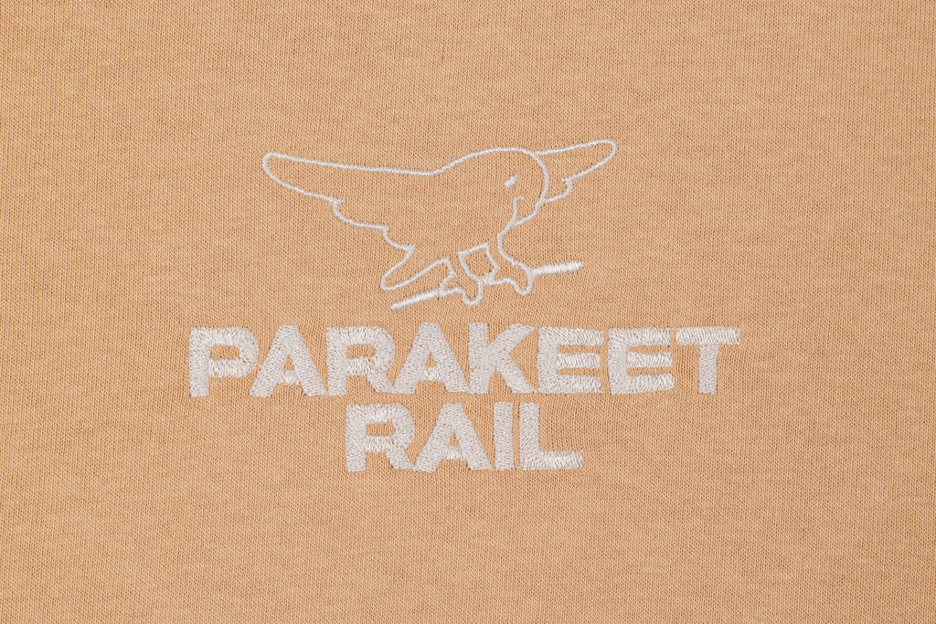 Parakeet Rail The Classics Crop Hoodie in Beige