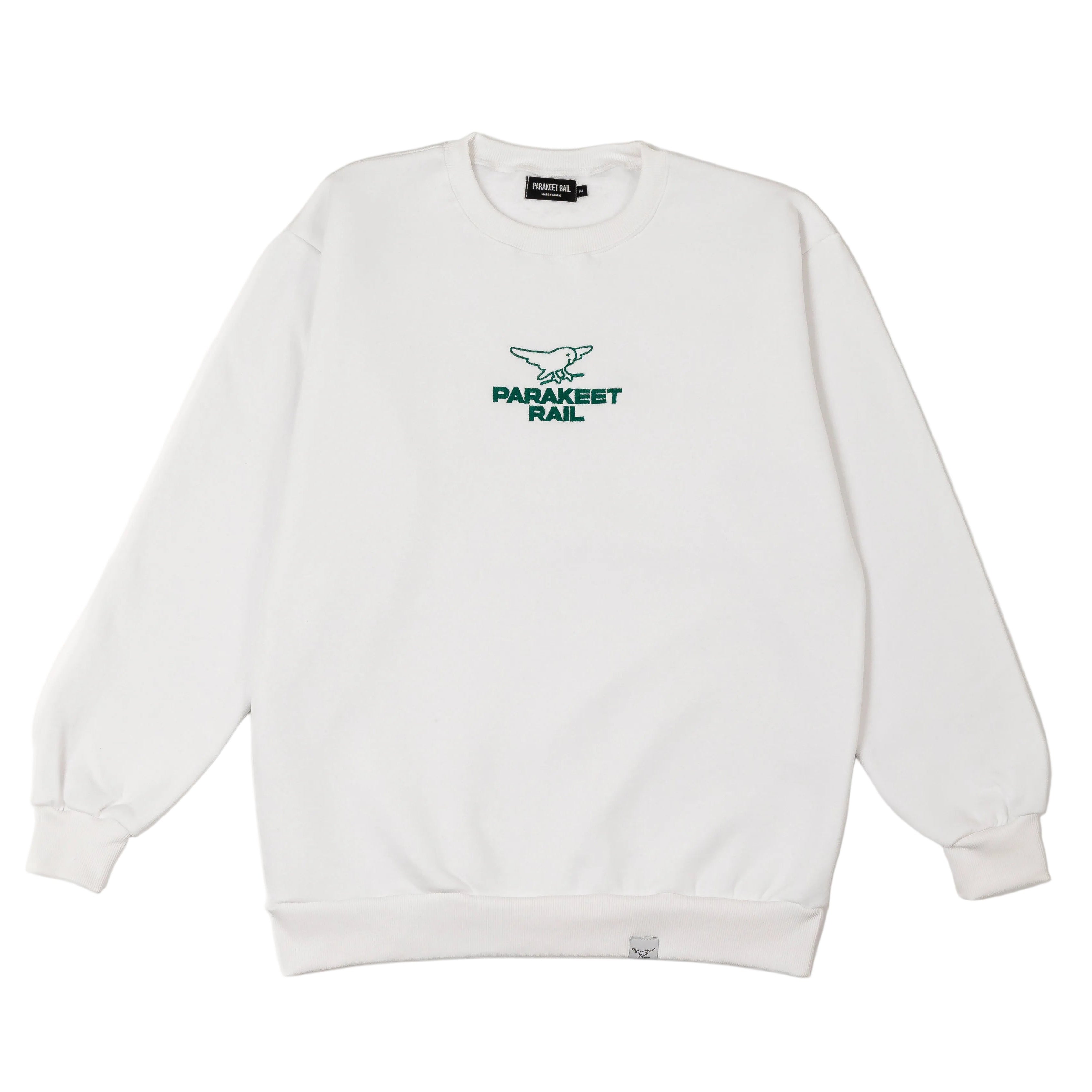 Parakeet Rail The Classics Crewneck in White