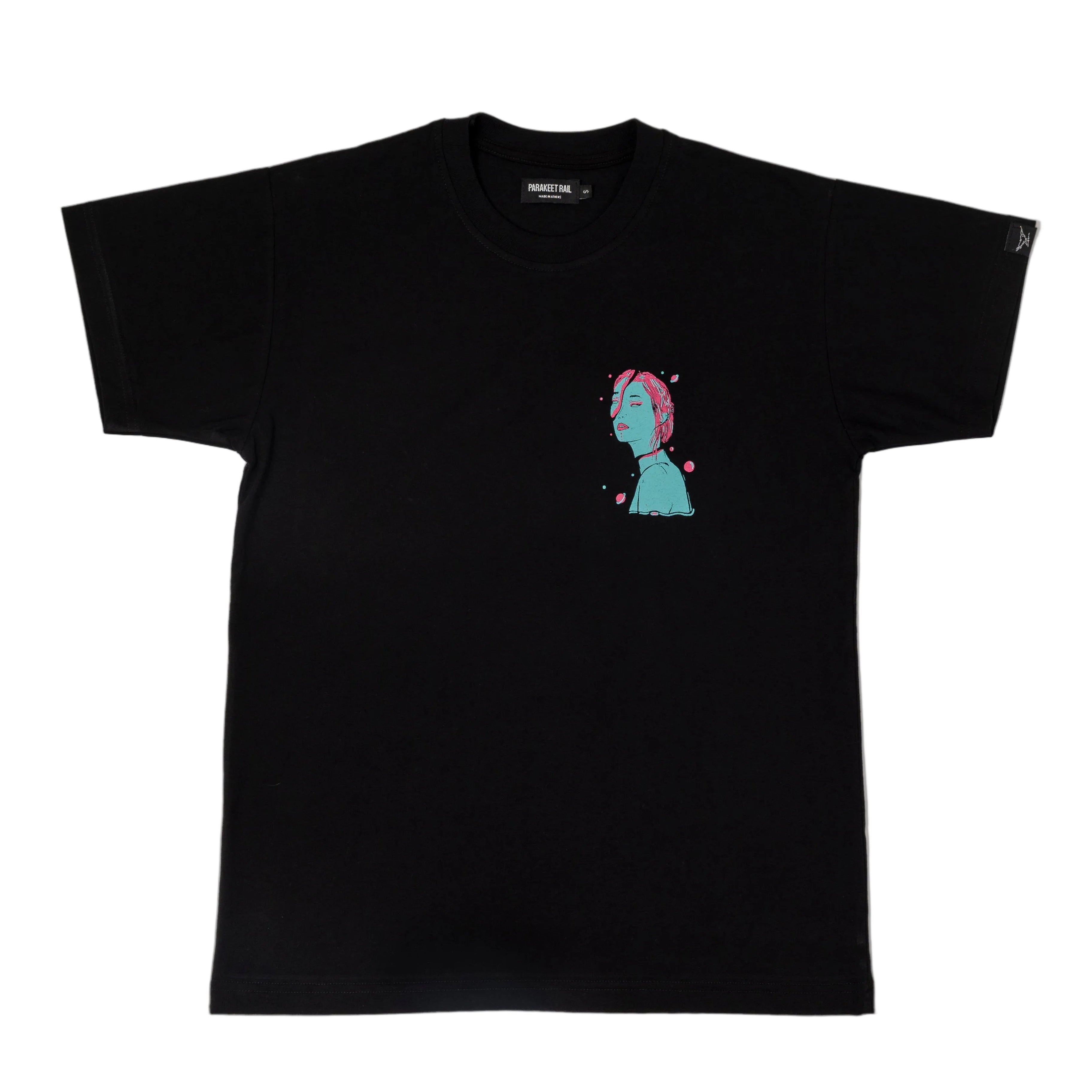 Aqua Magenda Tee, Black