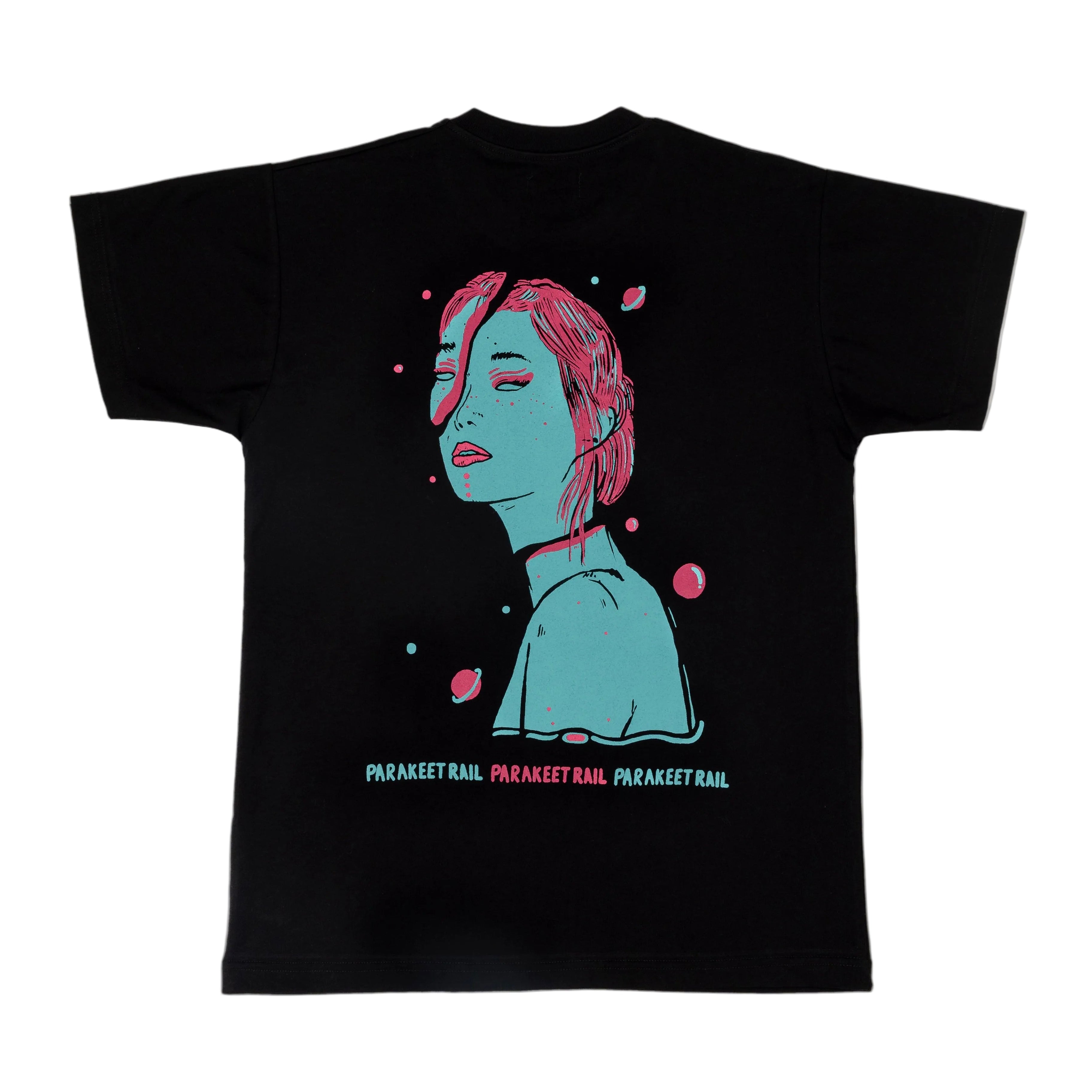 Aqua Magenda Tee, Black